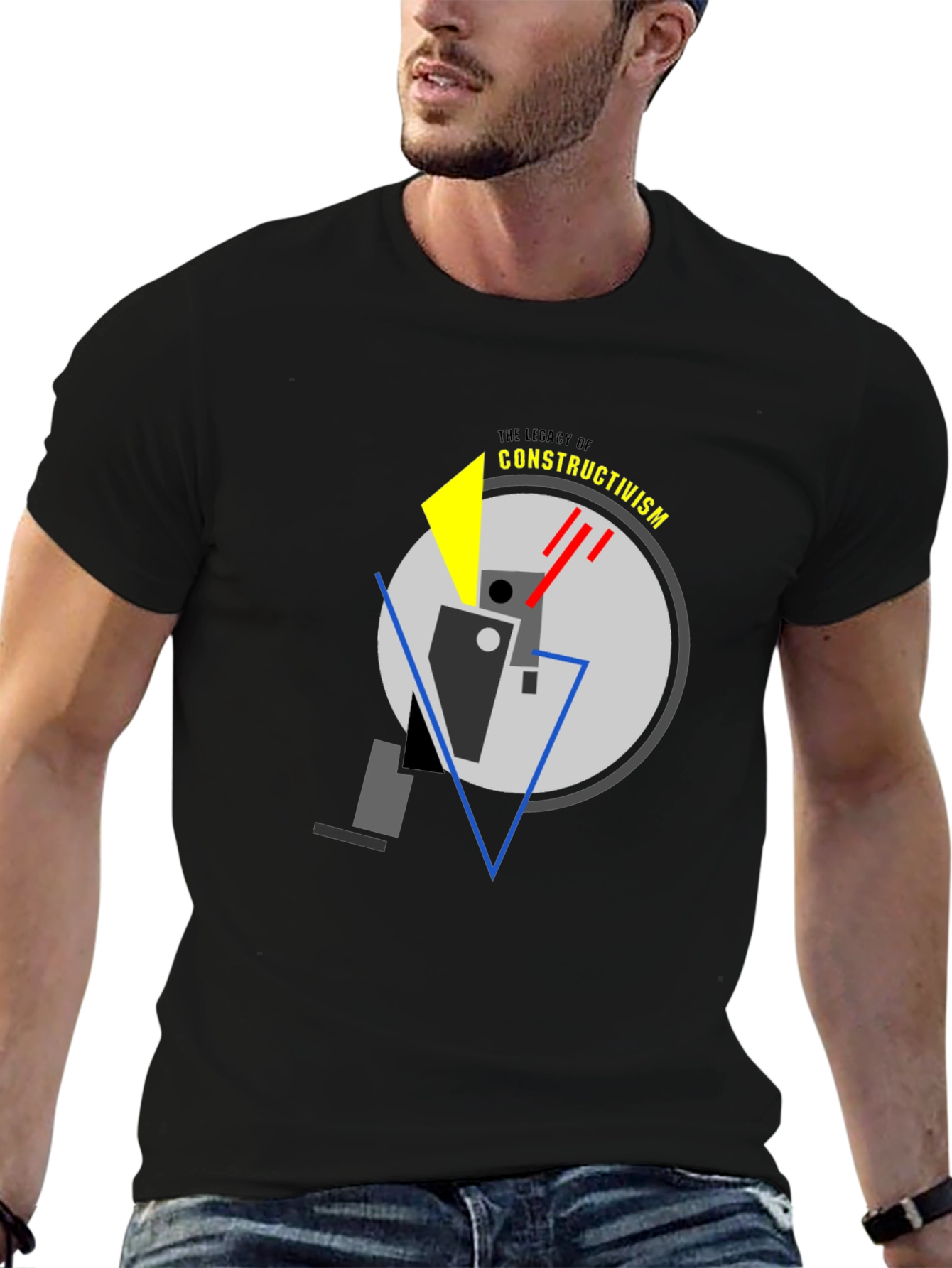 Constructivism Graphic Tee - Modern Art T-Shirt
