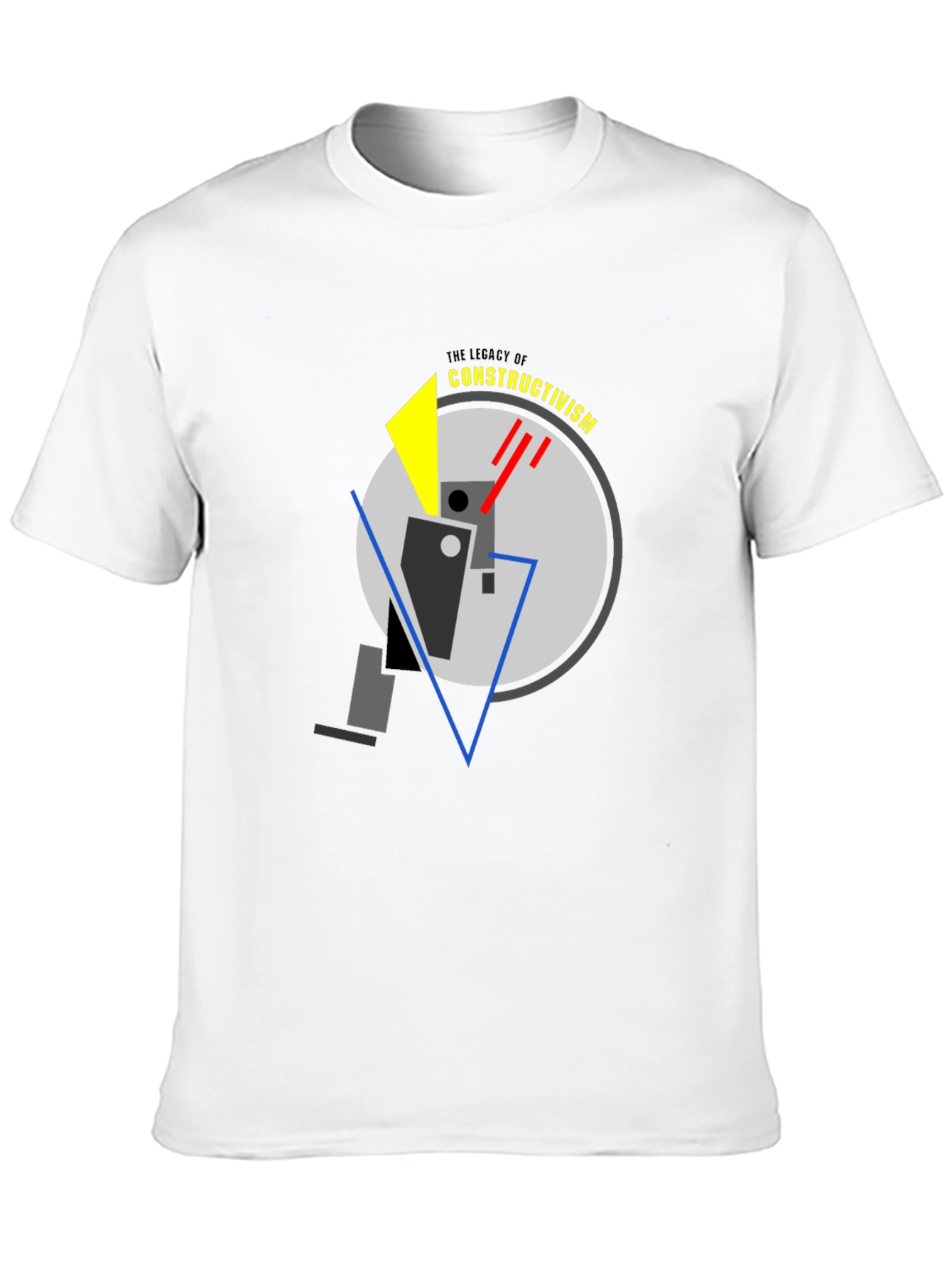 Constructivism Graphic Tee - Modern Art T-Shirt