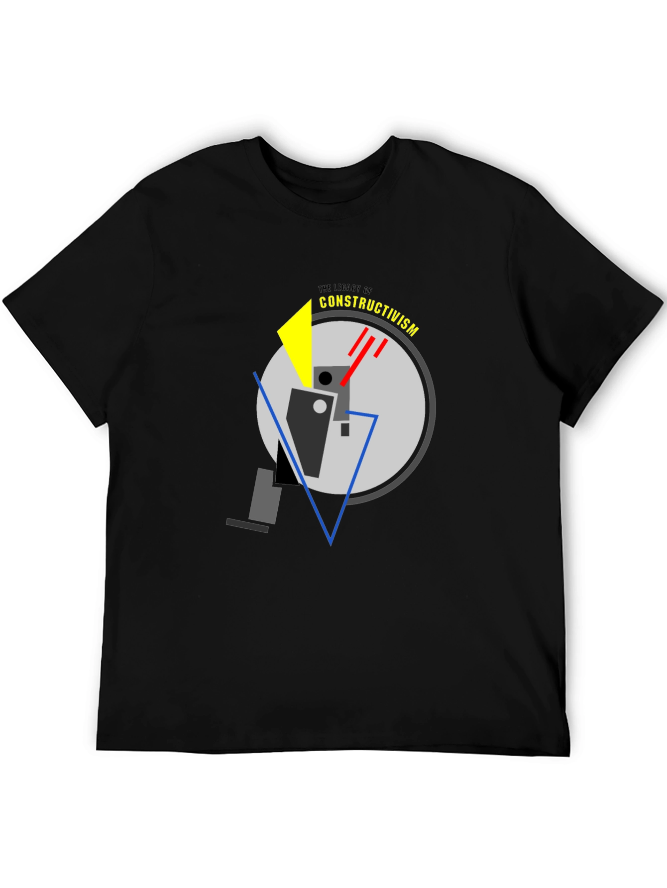 Constructivism Graphic Tee - Modern Art T-Shirt