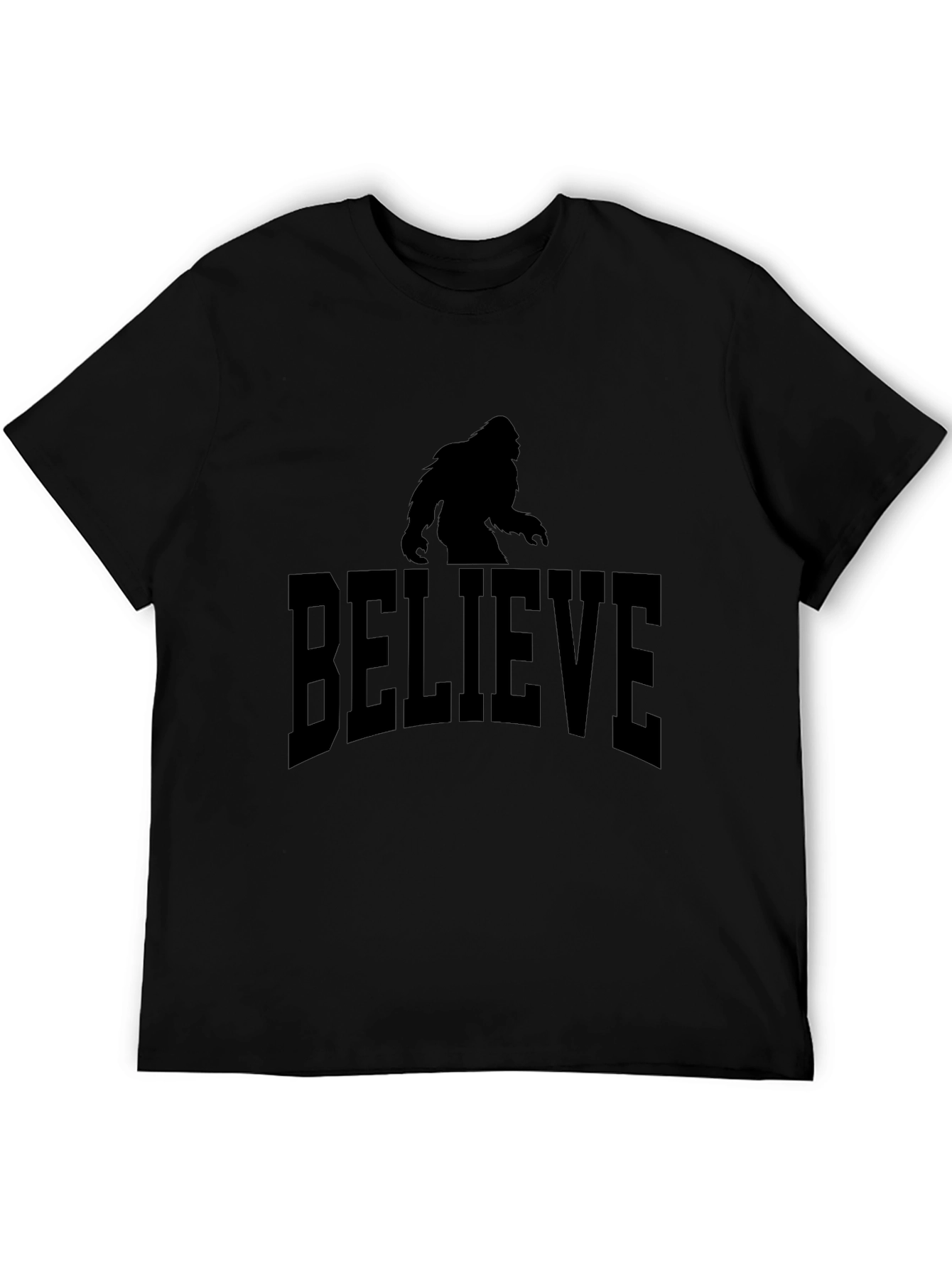 Believe Bigfoot T-Shirt - Black