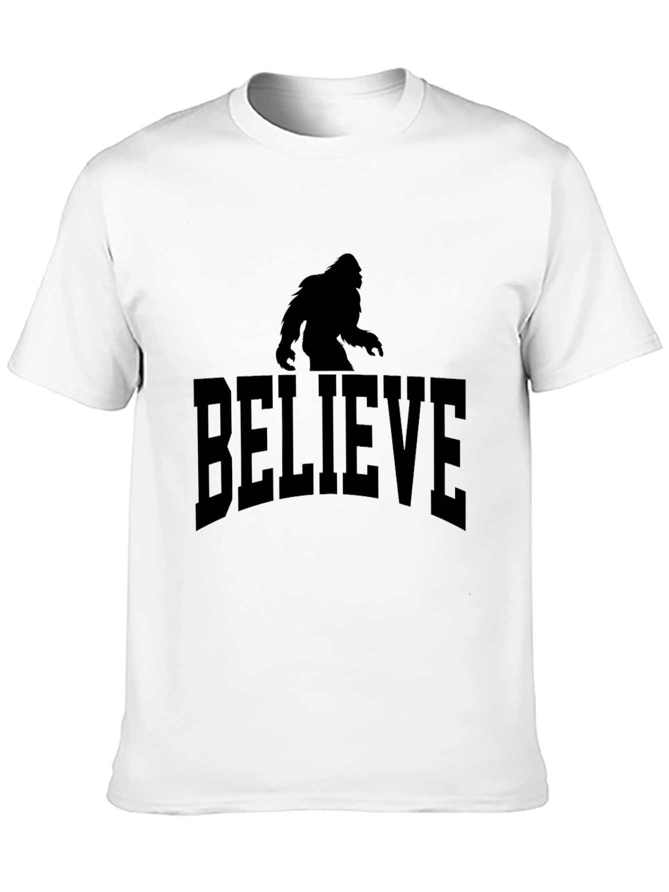 Believe Bigfoot T-Shirt - Black