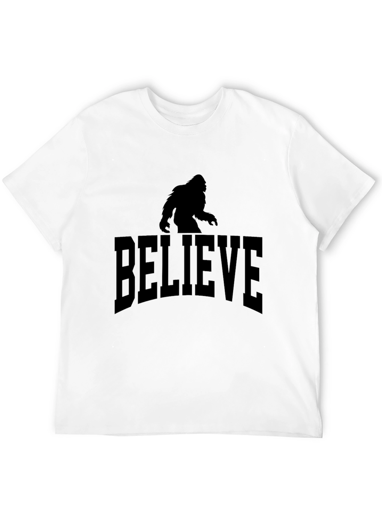 Believe Bigfoot T-Shirt - Black