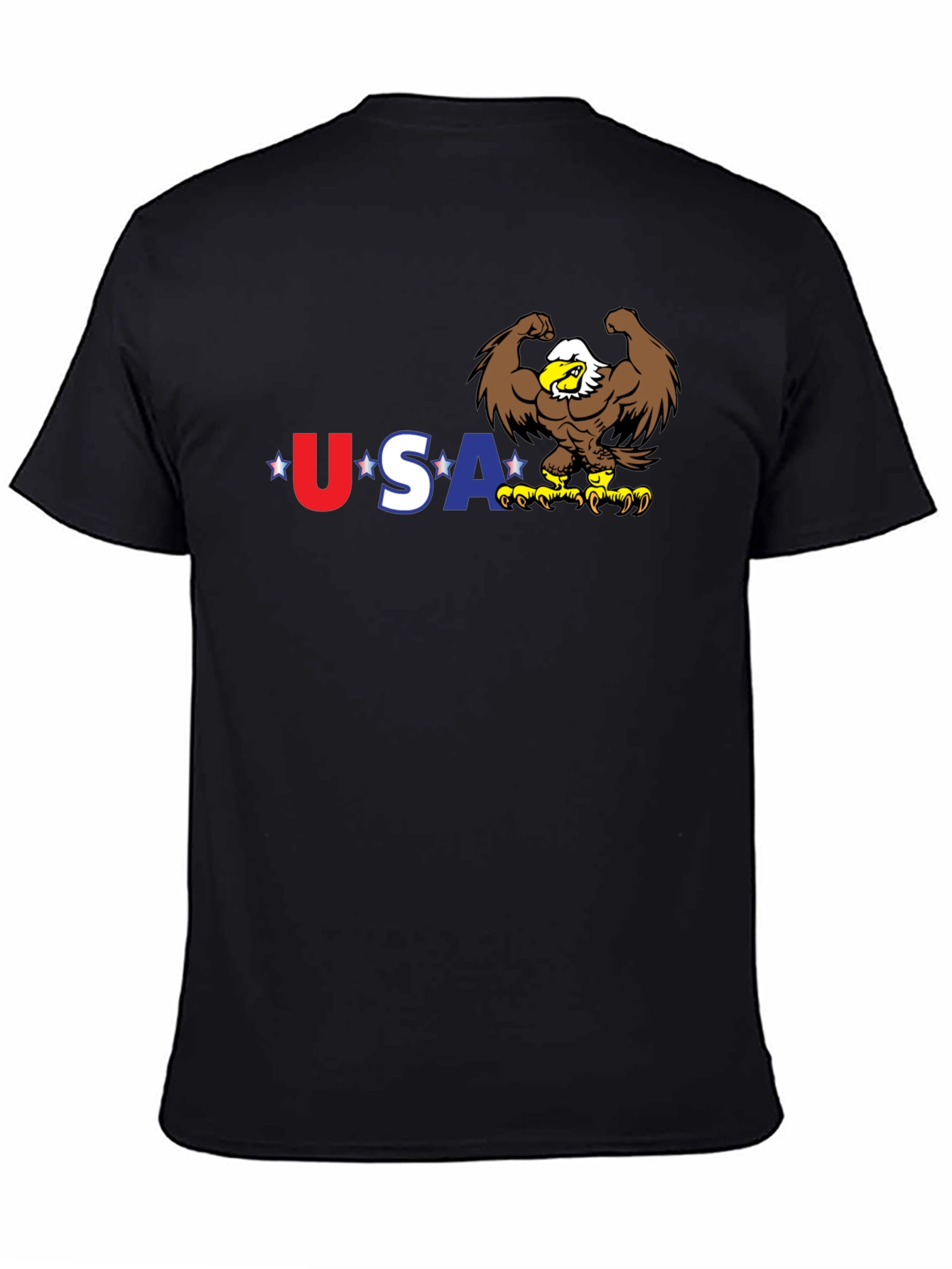 USA Eagle Graphic T-Shirt - Patriotic Design