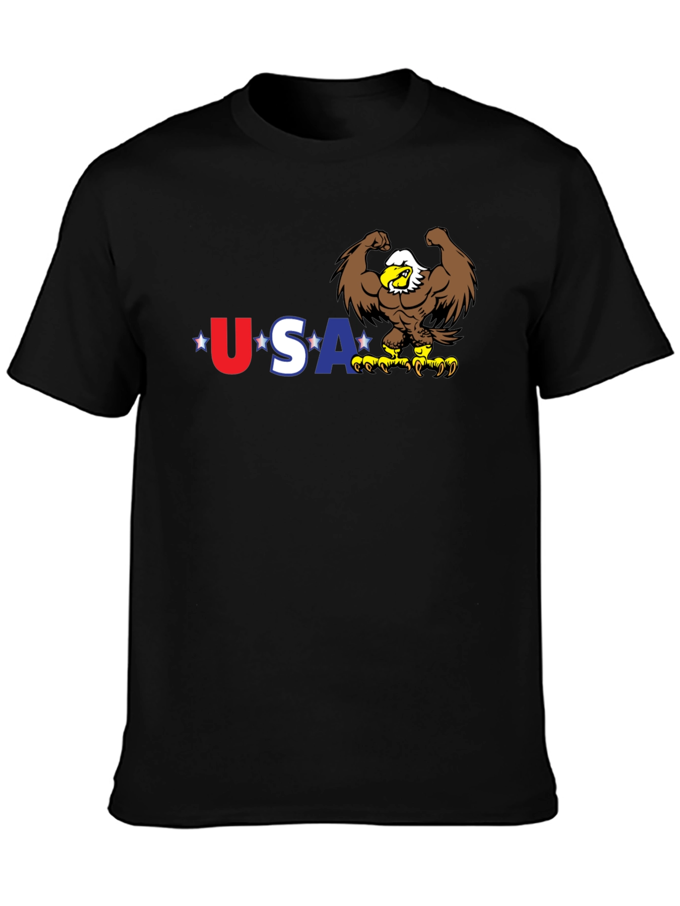 USA Eagle Graphic T-Shirt - Patriotic Design