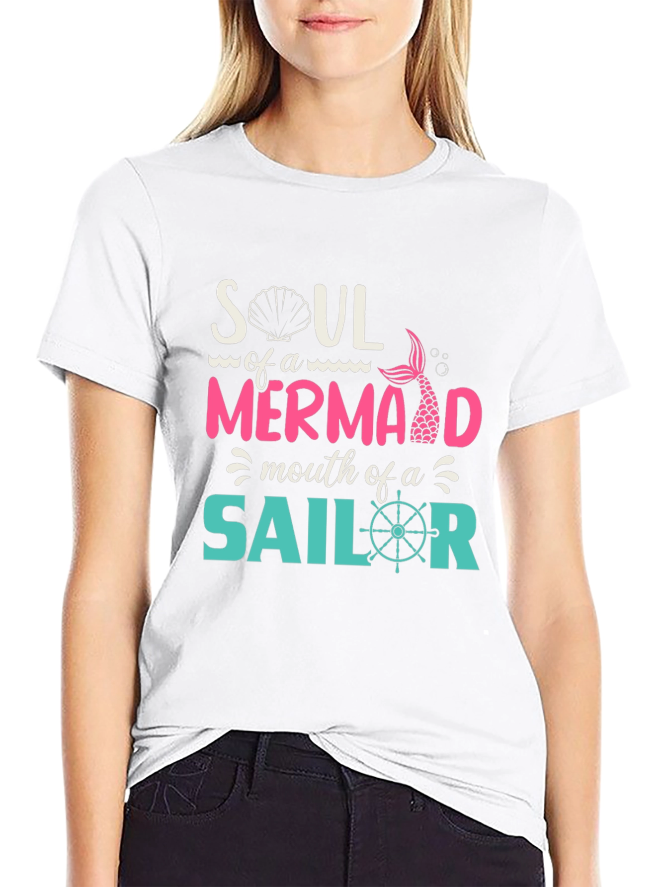 Soul of a Mermaid T-Shirt - Nautical Design