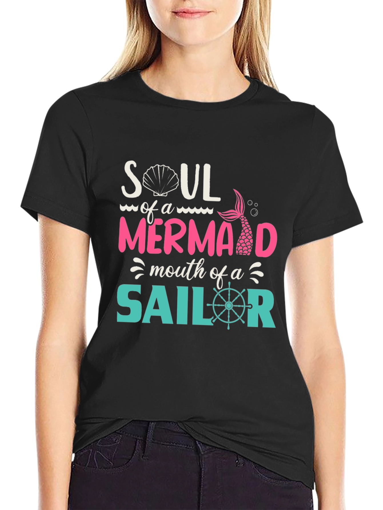 Soul of a Mermaid T-Shirt - Nautical Design