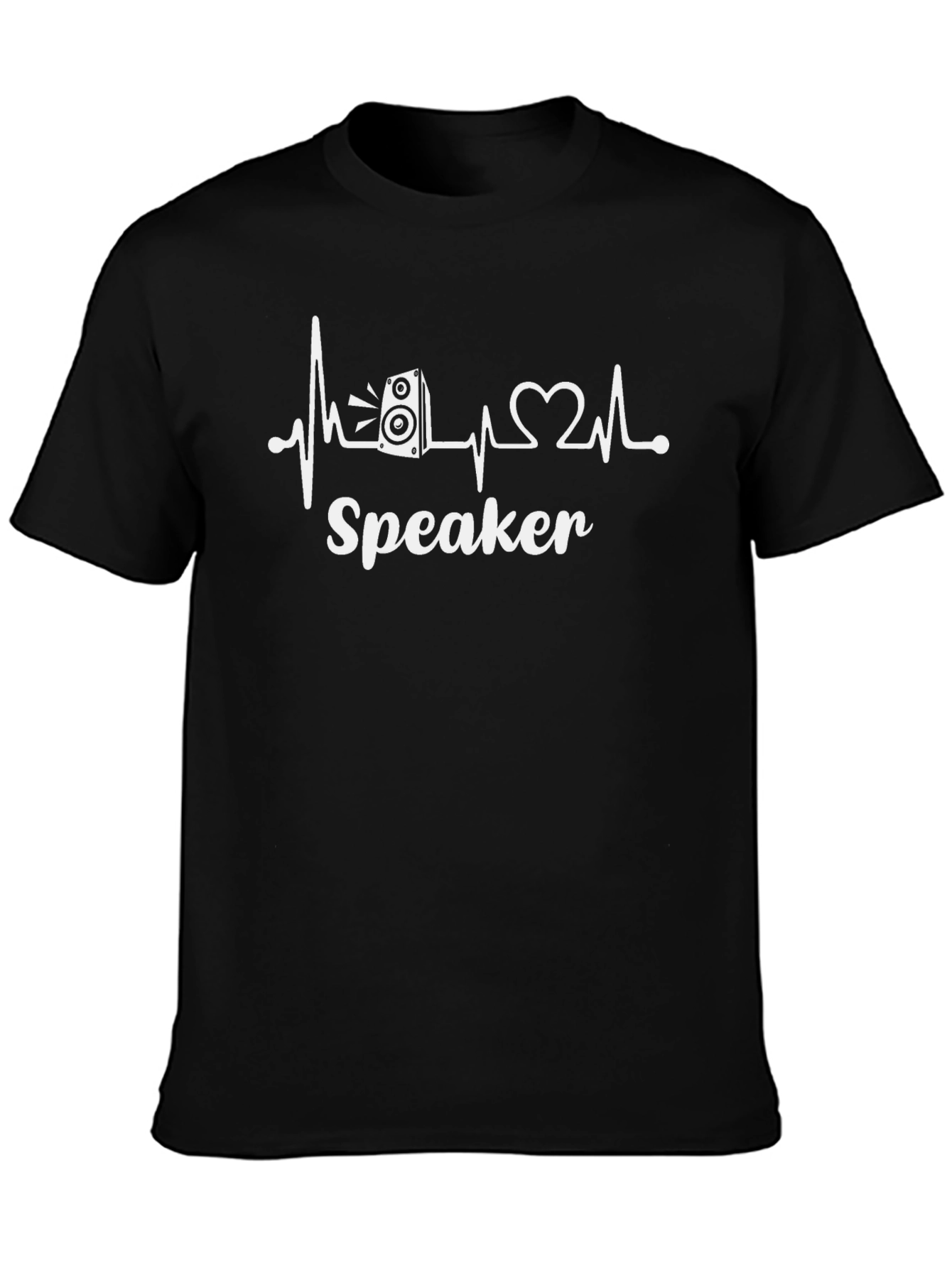 Speaker Heartbeat Graphic T-Shirt