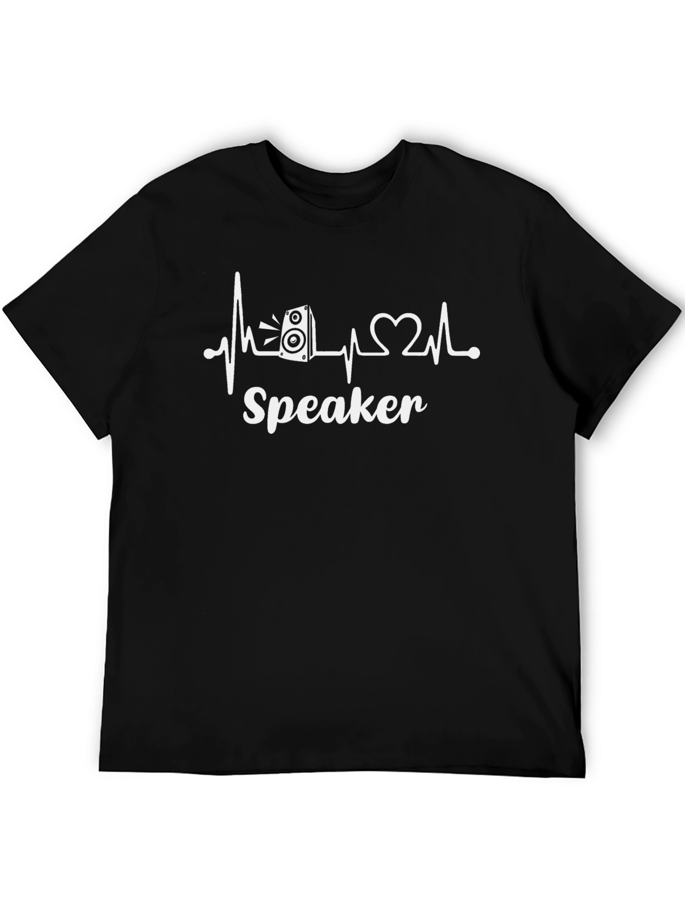 Speaker Heartbeat Graphic T-Shirt