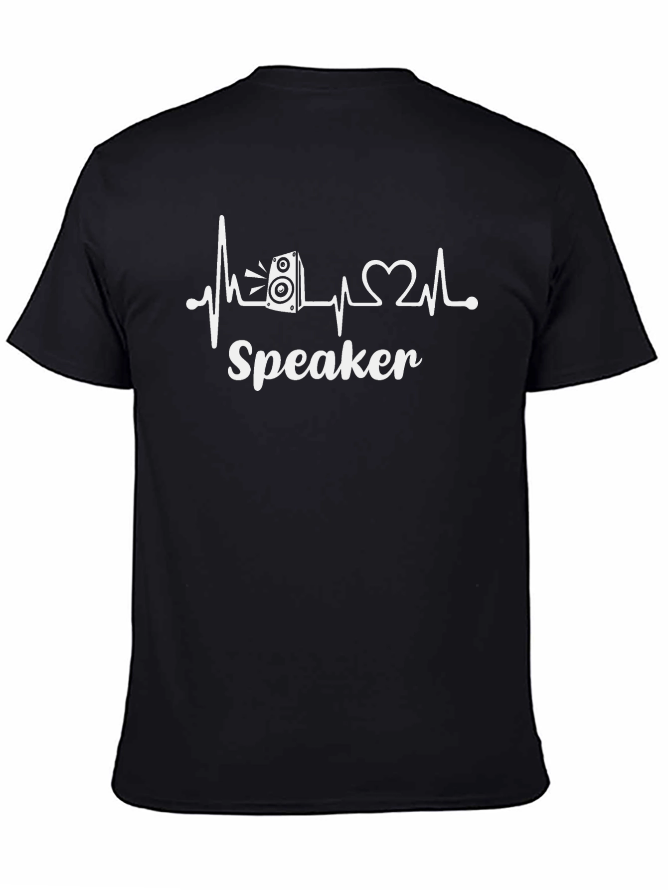 Speaker Heartbeat Graphic T-Shirt
