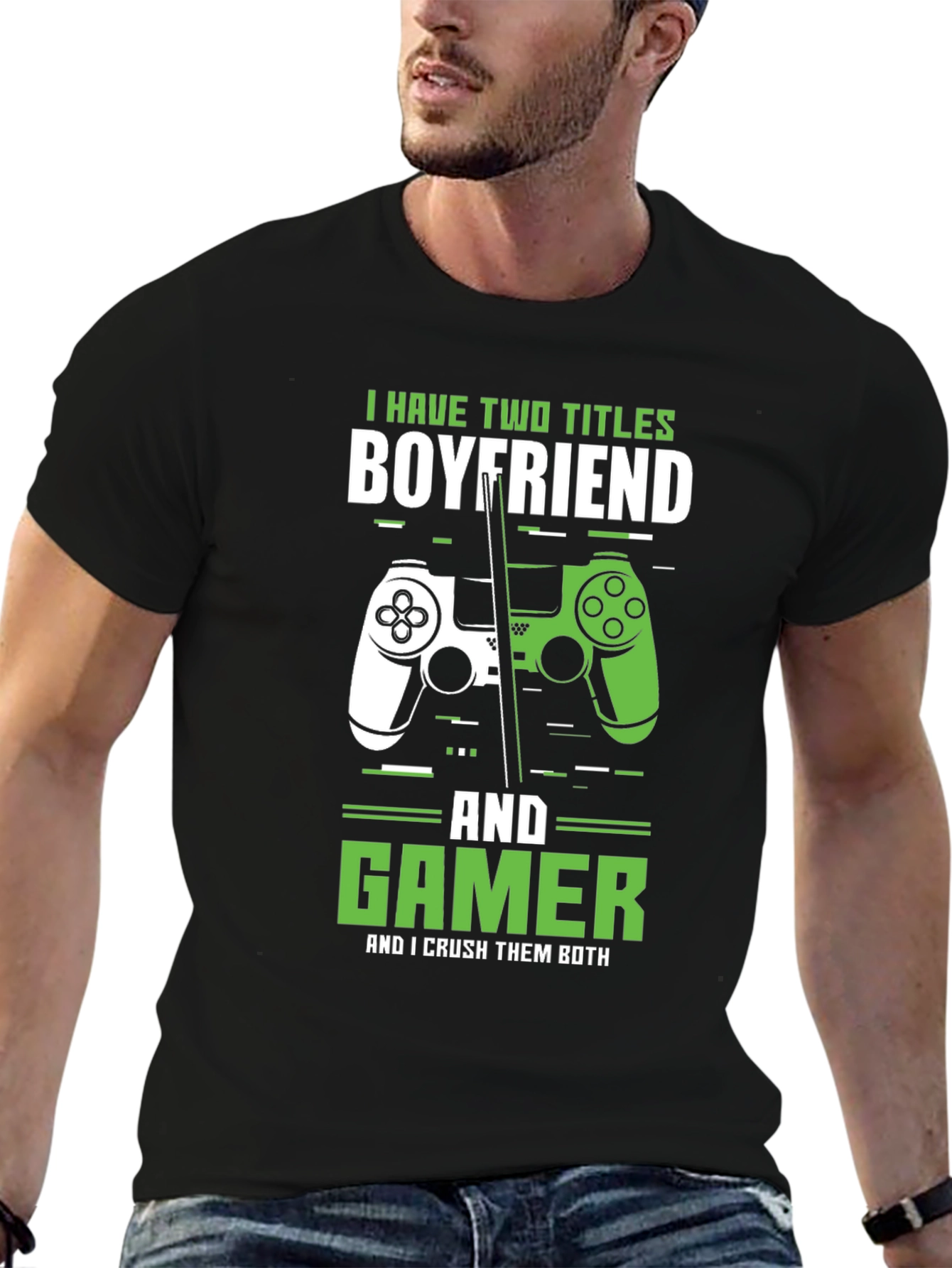 Boyfriend Gamer T-Shirt Funny Gift for Him