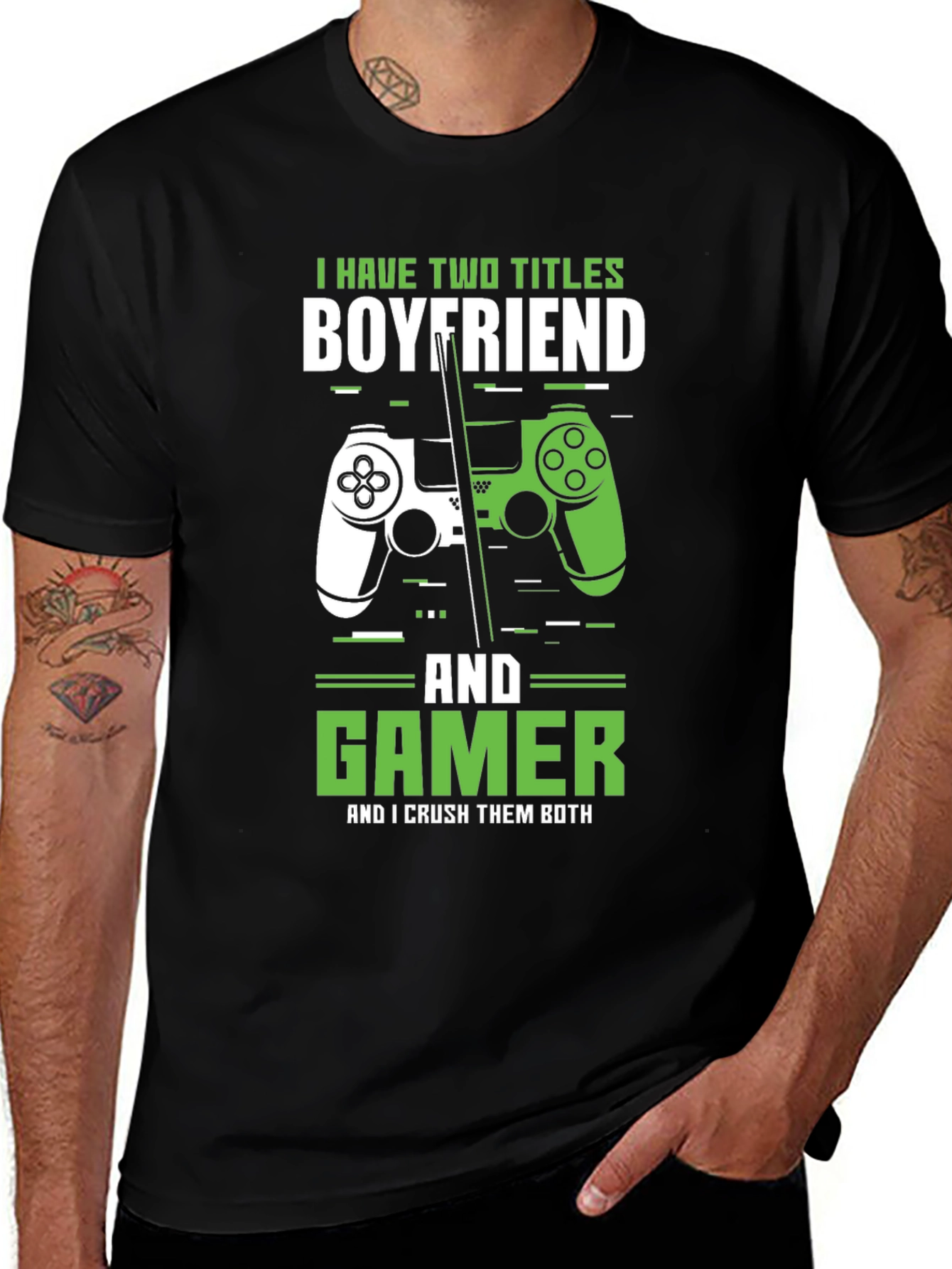 Boyfriend Gamer T-Shirt Funny Gift for Him