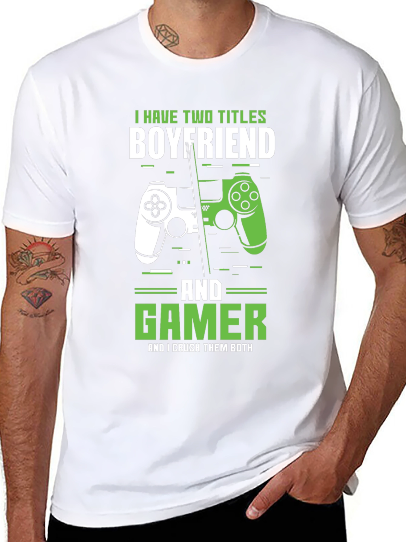 Boyfriend Gamer T-Shirt Funny Gift for Him