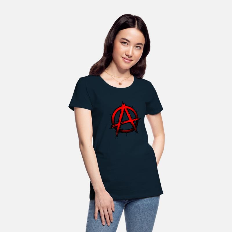 Red Anarchy Symbol - Rebel Freedom Statement