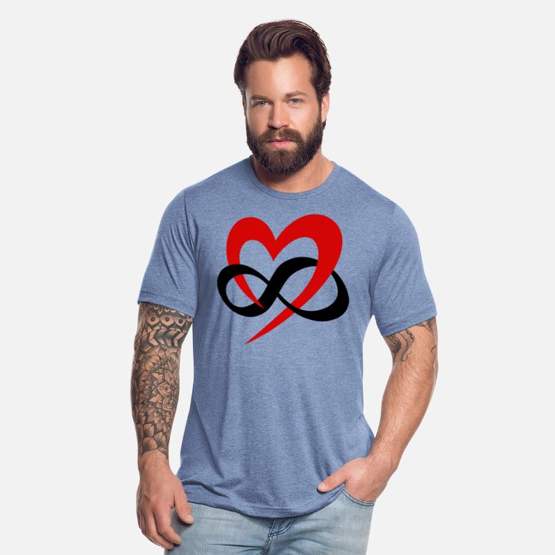 Red Infinity Heart Polyamory Symbol Non-Monogamy