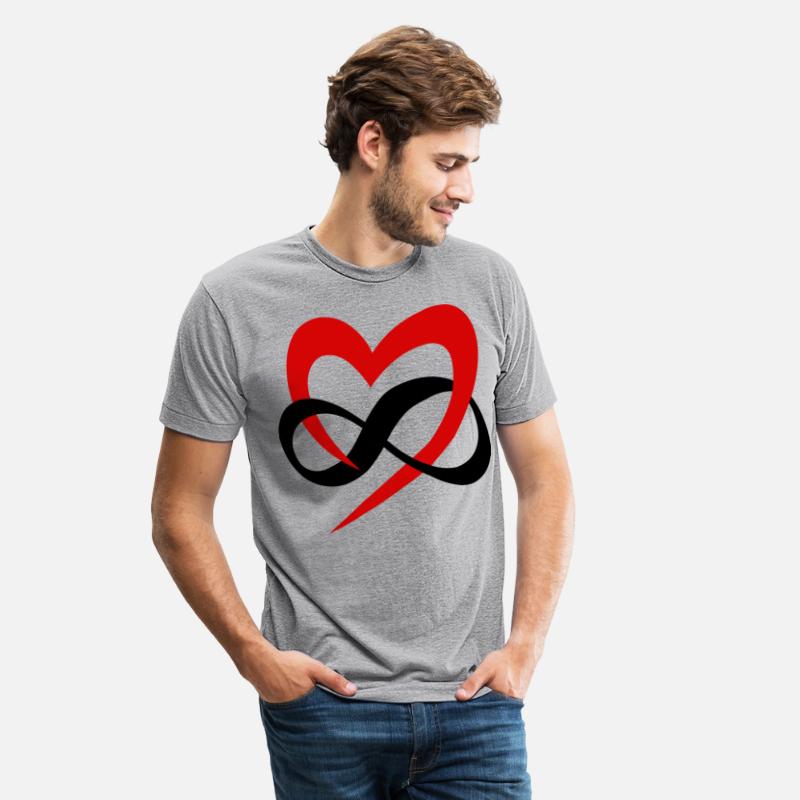 Red Infinity Heart Polyamory Symbol Non-Monogamy