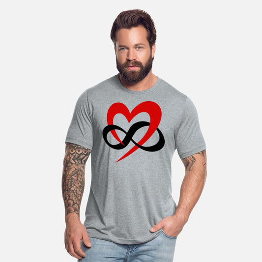 Red Infinity Heart Polyamory Symbol Non-Monogamy