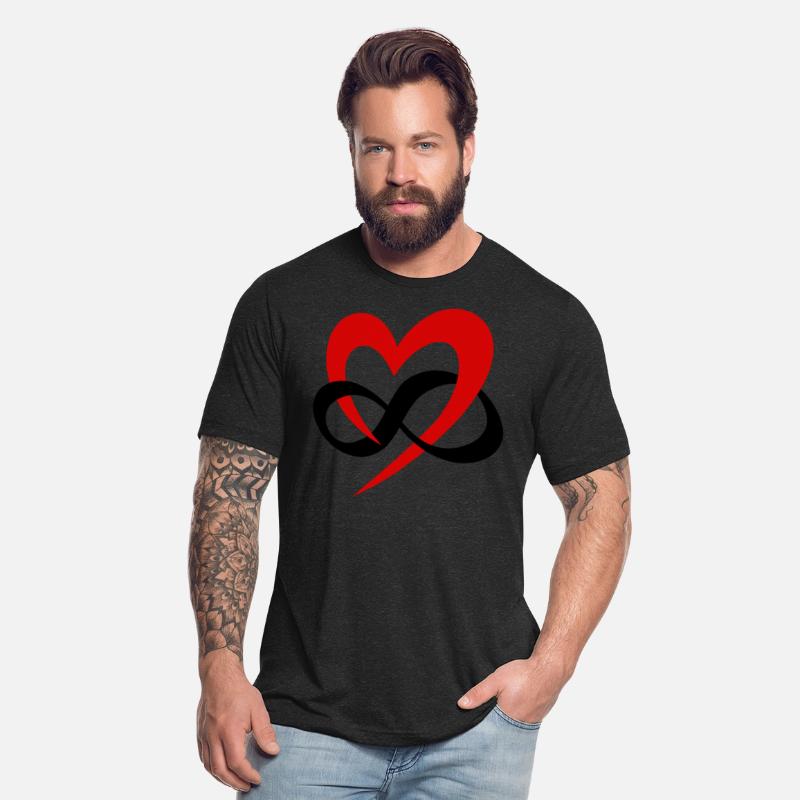 Red Infinity Heart Polyamory Symbol Non-Monogamy