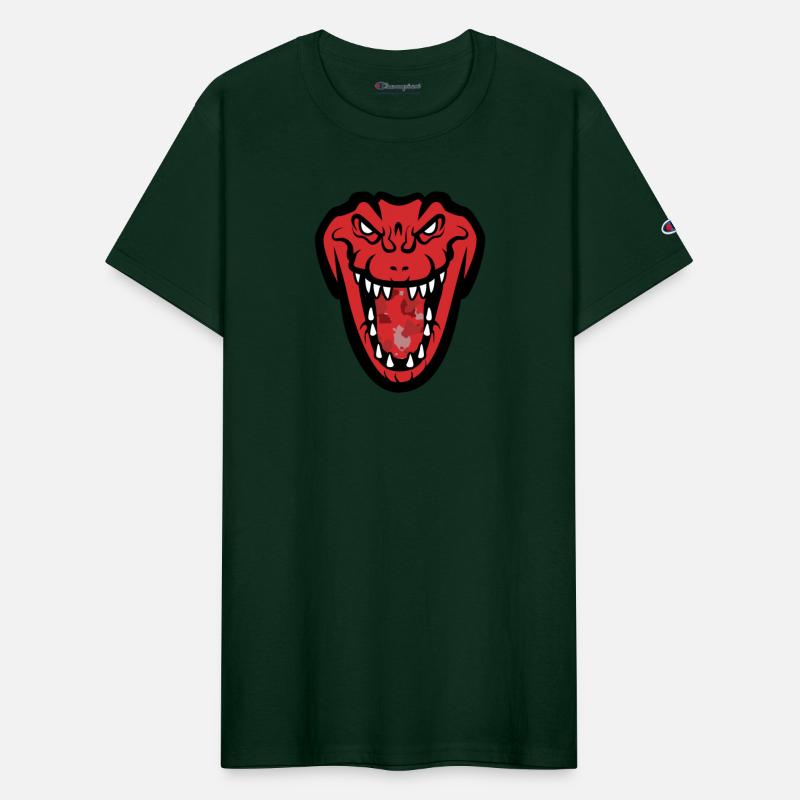 Red Military Crocodile