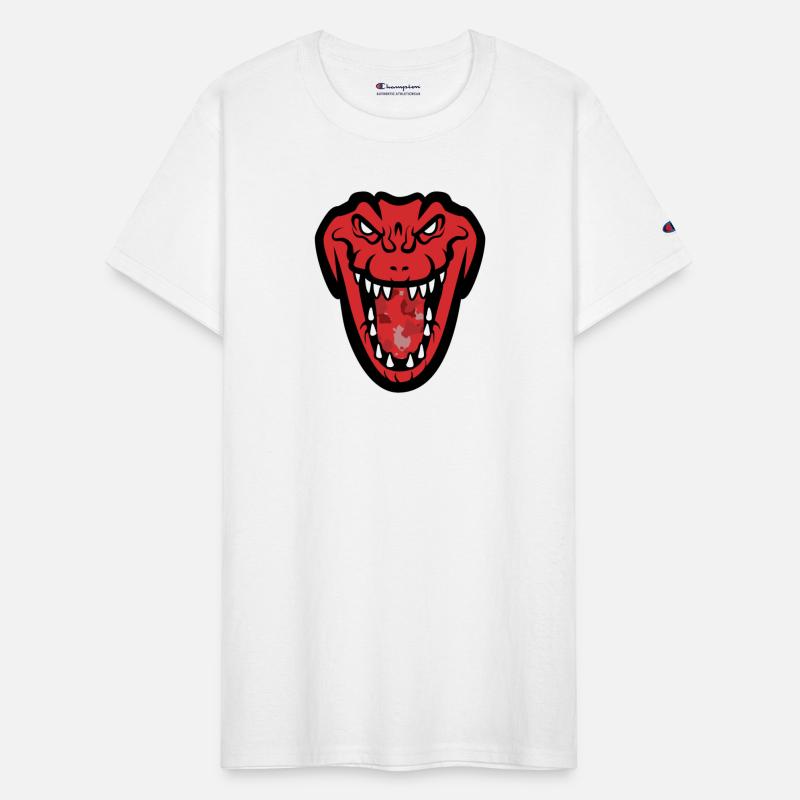 Red Military Crocodile