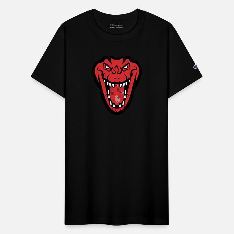 Red Military Crocodile
