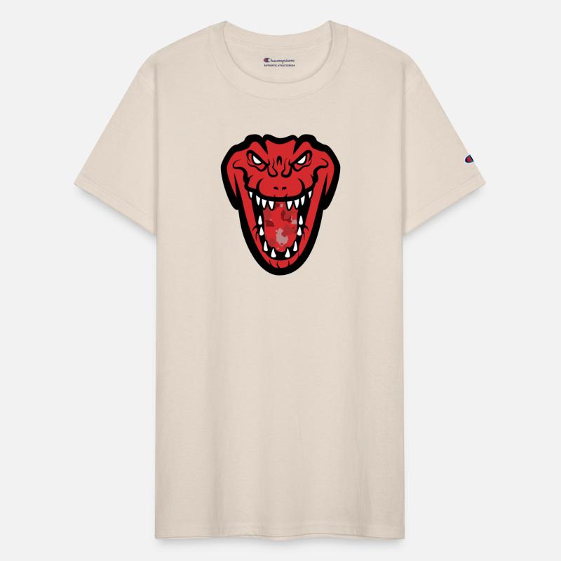 Red Military Crocodile