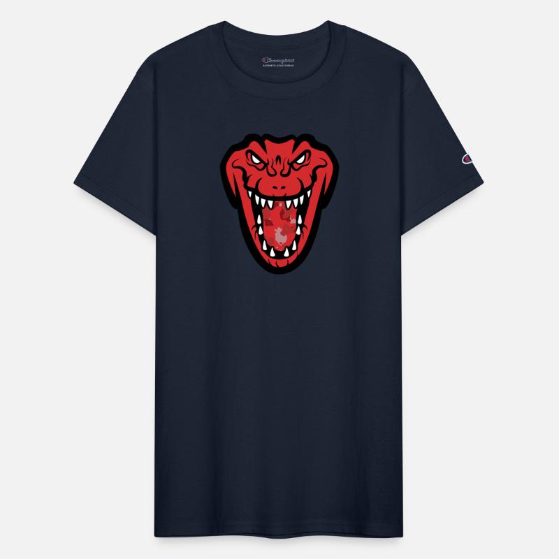 Red Military Crocodile