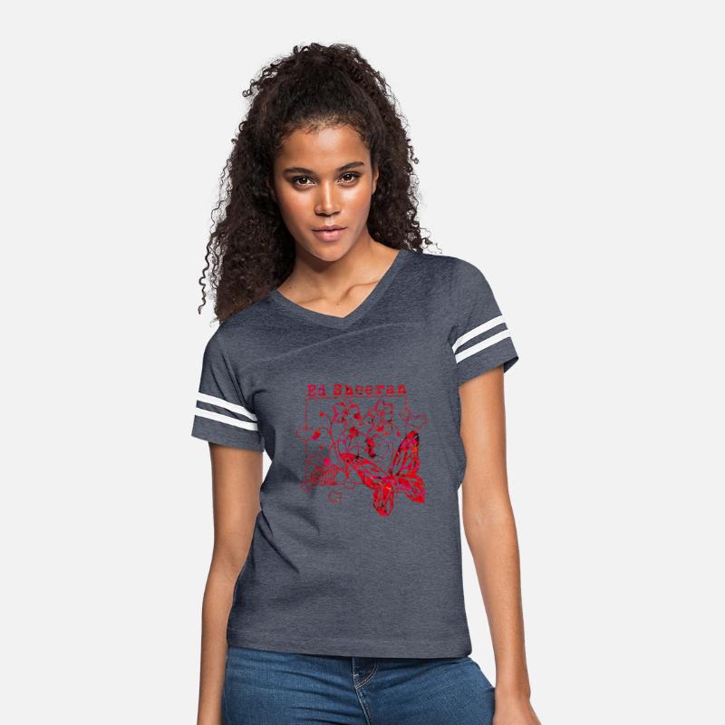 Red Wild Hearts And Butterflies