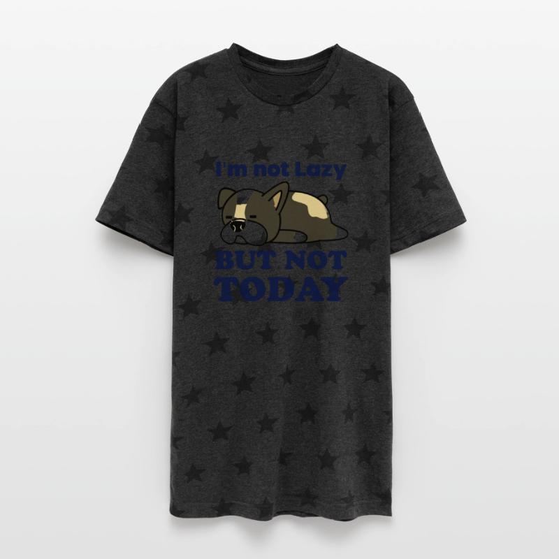 Relaxing Bulldog Graphic: Embrace Your Lazy Day