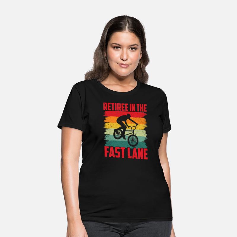 Retiree in the Faster Lane Biking Retirement