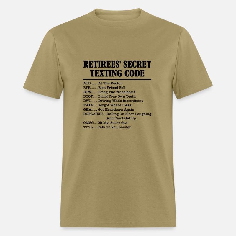 Retirees’ Secret Code Funny Senior Texting Joke