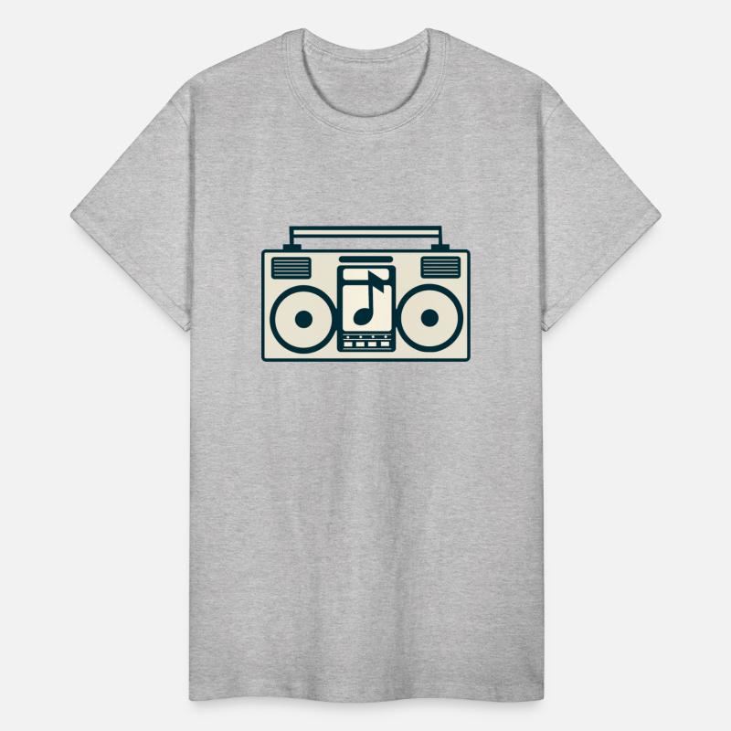 Retro Boombox Music Minimalist Design