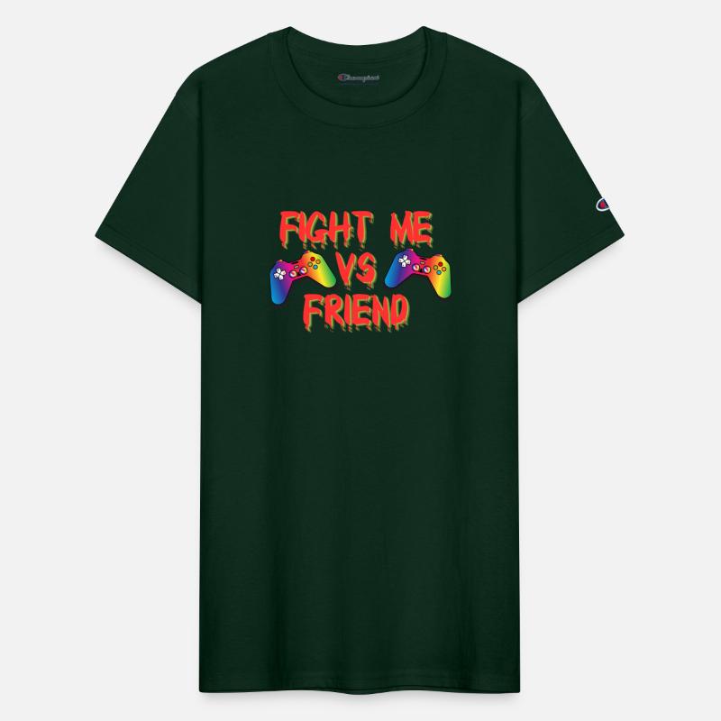 Retro Gaming Joystick Funny with friend T-Shirt