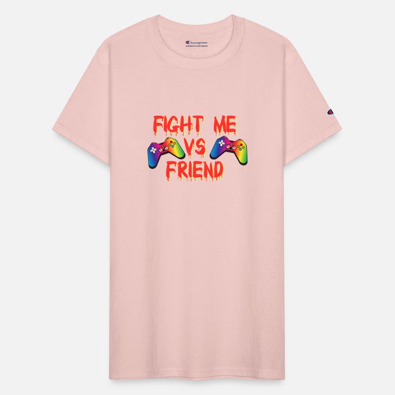 Retro Gaming Joystick Funny with friend T-Shirt