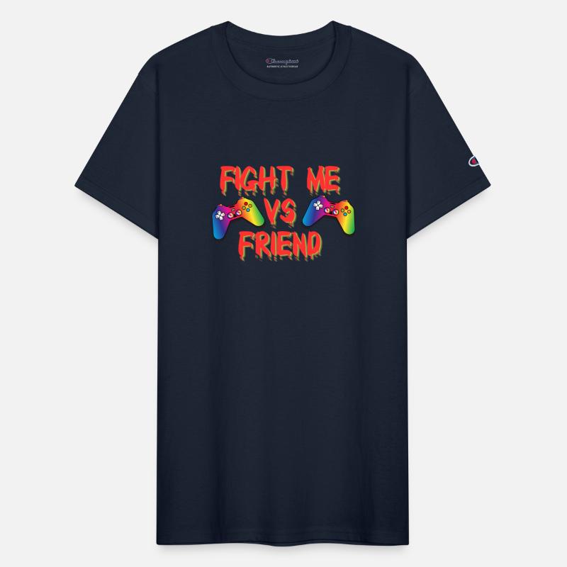 Retro Gaming Joystick Funny with friend T-Shirt