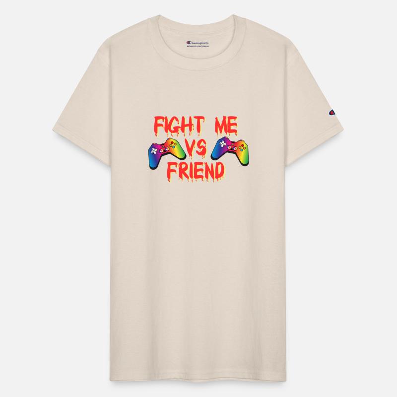 Retro Gaming Joystick Funny with friend T-Shirt