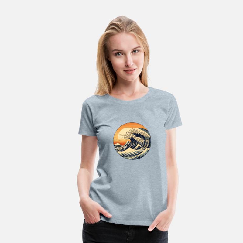 Retro Great Ocean Waves