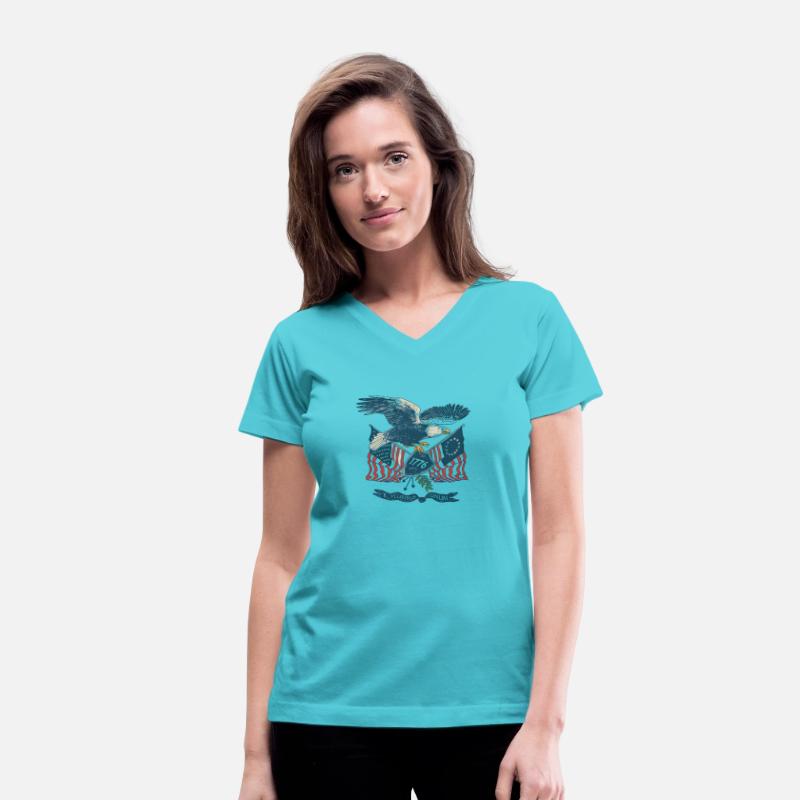 retro patriotic eagle