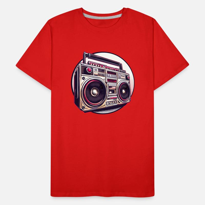 Retro-style boombox