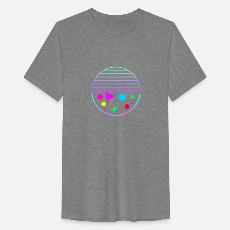 Retro sunset style 80s