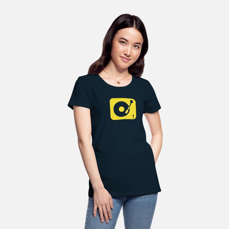 retro T-Shirt Vinyl record Dj Turntables