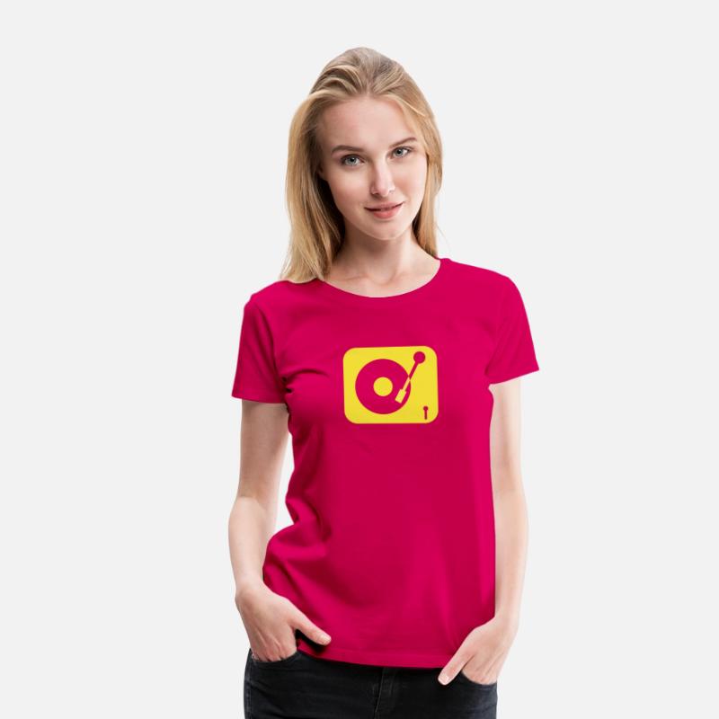 retro T-Shirt Vinyl record Dj Turntables