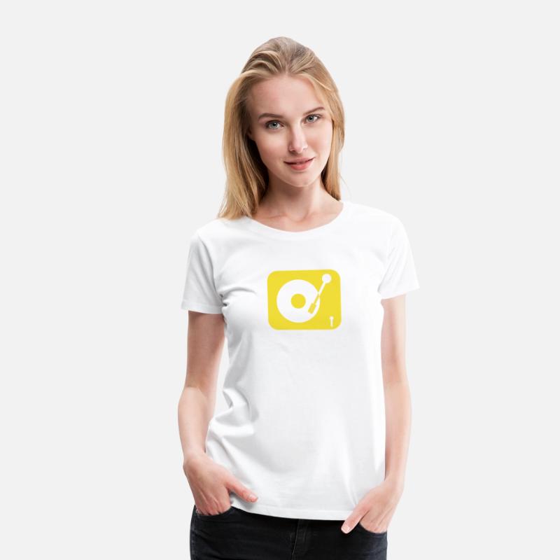 retro T-Shirt Vinyl record Dj Turntables