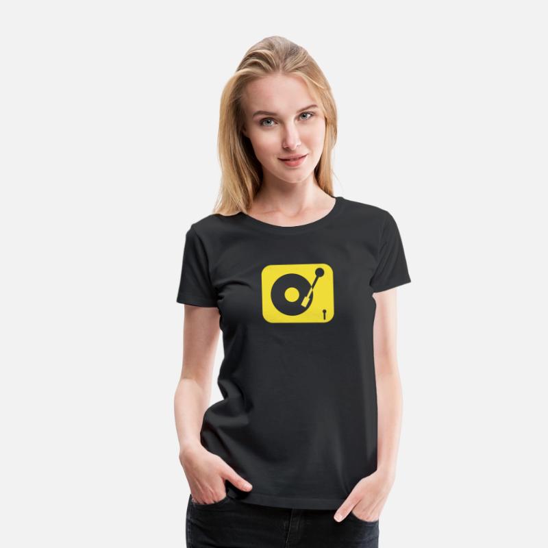 retro T-Shirt Vinyl record Dj Turntables