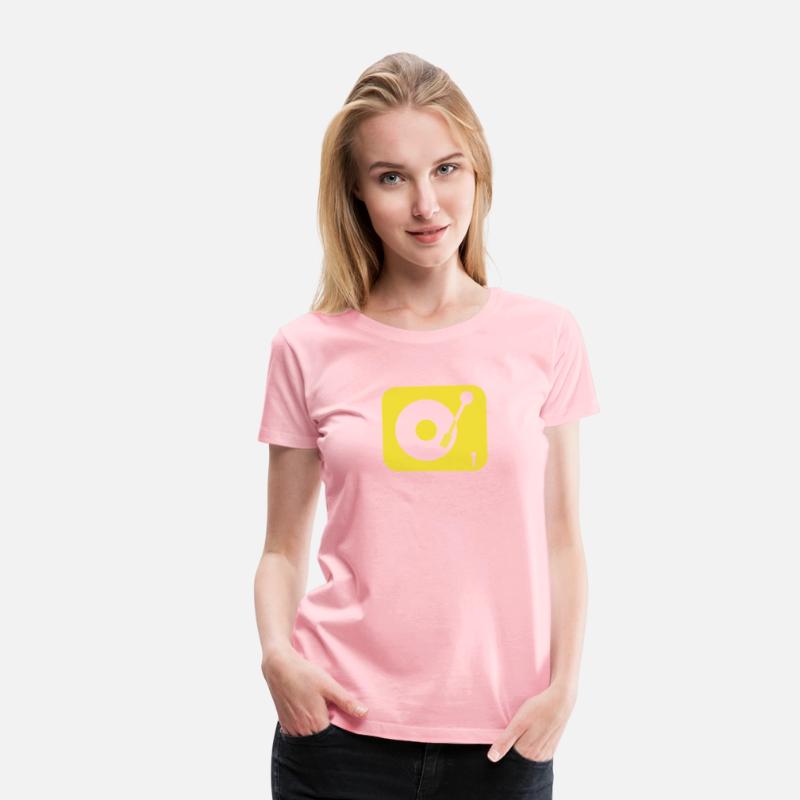 retro T-Shirt Vinyl record Dj Turntables