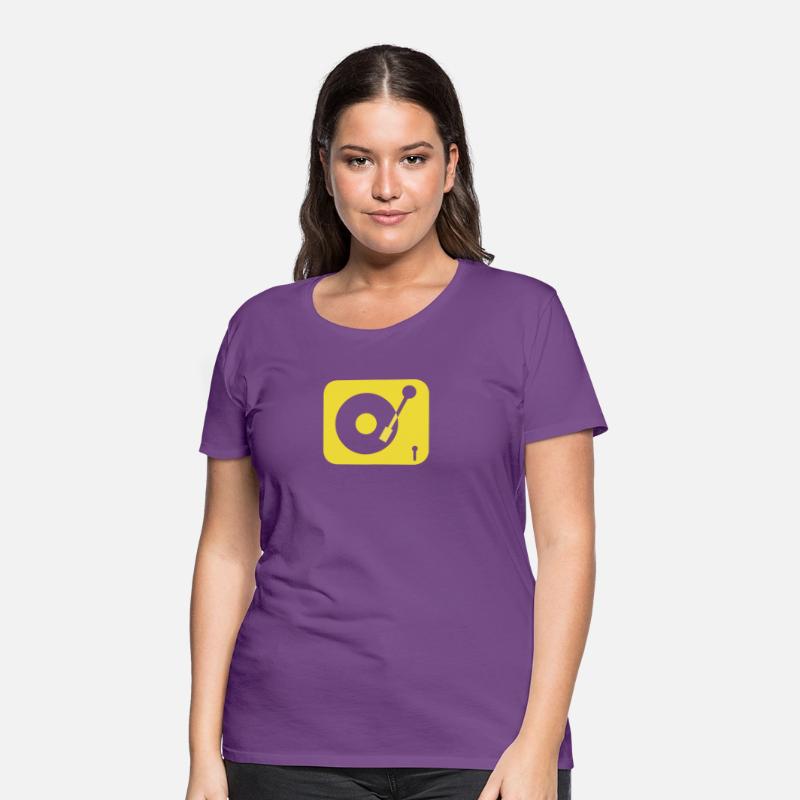 retro T-Shirt Vinyl record Dj Turntables