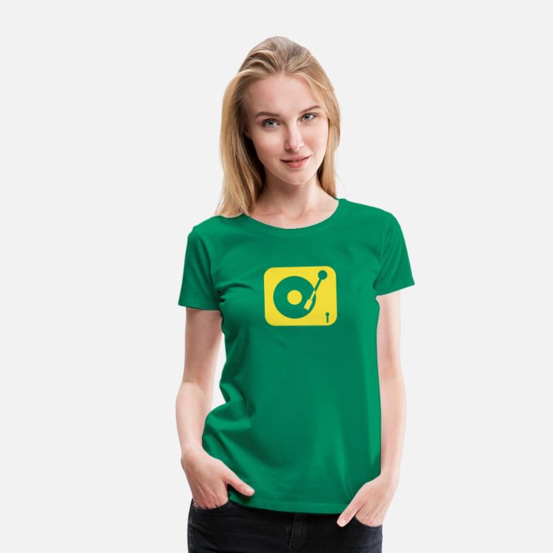 retro T-Shirt Vinyl record Dj Turntables