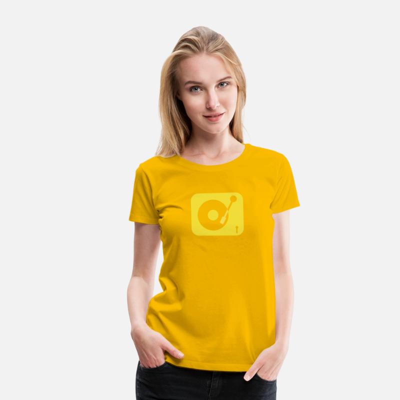 retro T-Shirt Vinyl record Dj Turntables