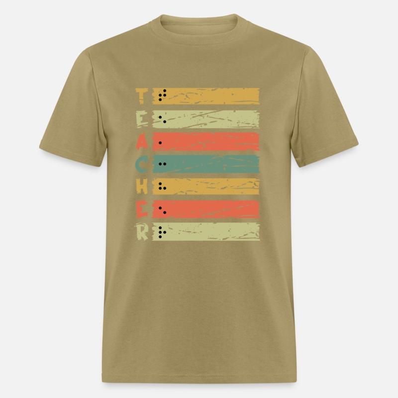 Retro Teacher Braille Alphabet Braille Language