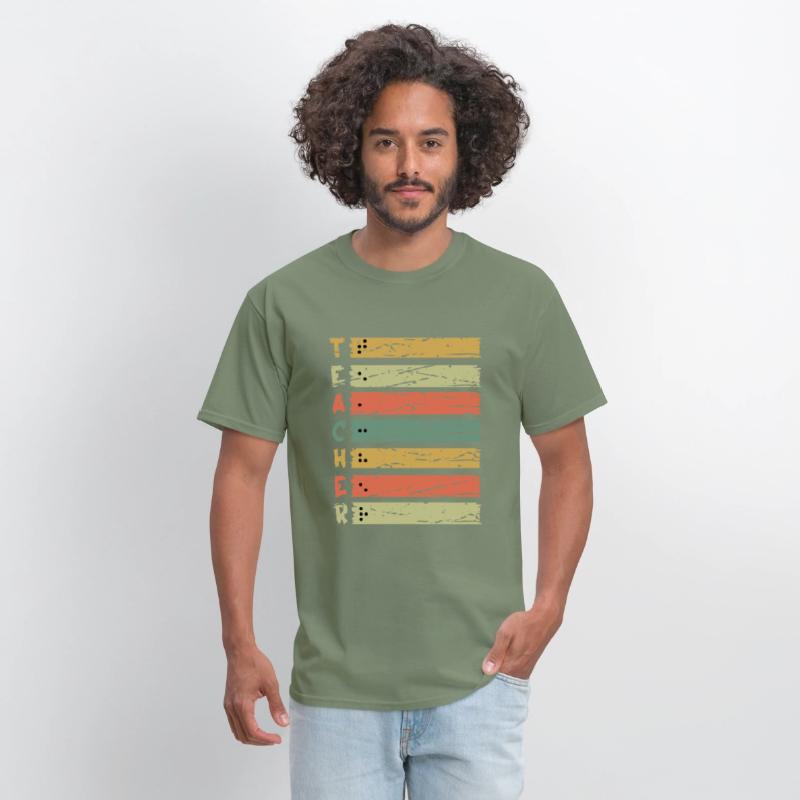 Retro Teacher Braille Alphabet Braille Language