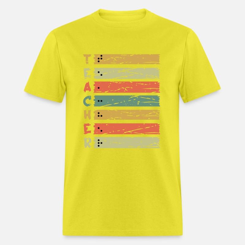 Retro Teacher Braille Alphabet Braille Language